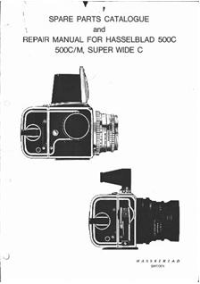 Hasselblad 500 Classic manual. Camera Instructions.